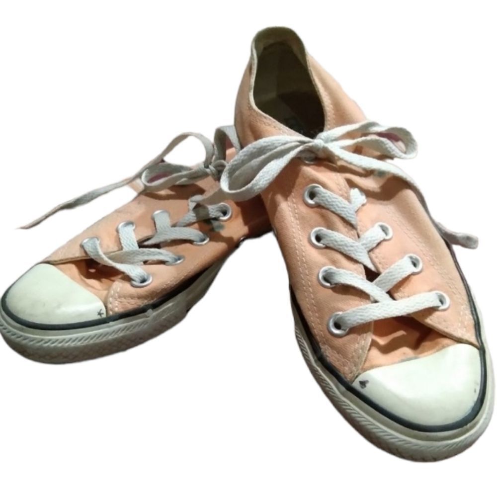 Peach converse 6